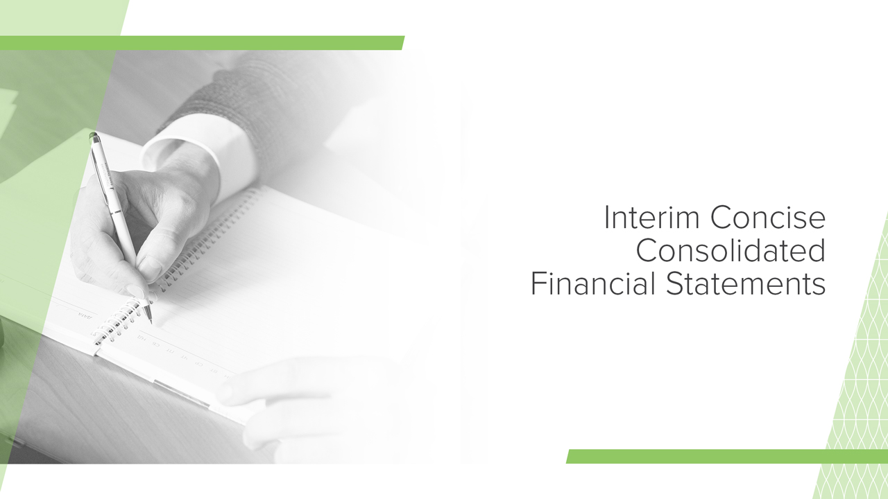 Interim Concise Consolidated Financial Statements for the period ended 31 March 2023
